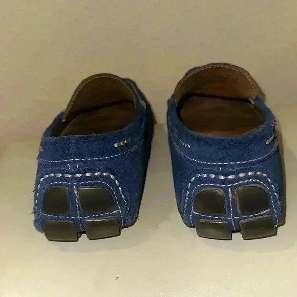 G.H.Bass&Co blue, suede driving shoes size 71/2 M main image 8